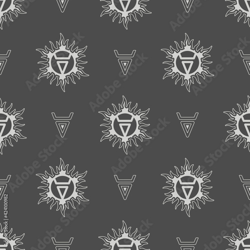 Seamless pattern of ancient