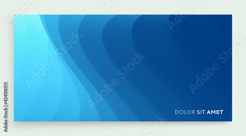 Abstract wavy background with curves lines. Concept of cover with dynamic effect. Vector illustration for design.