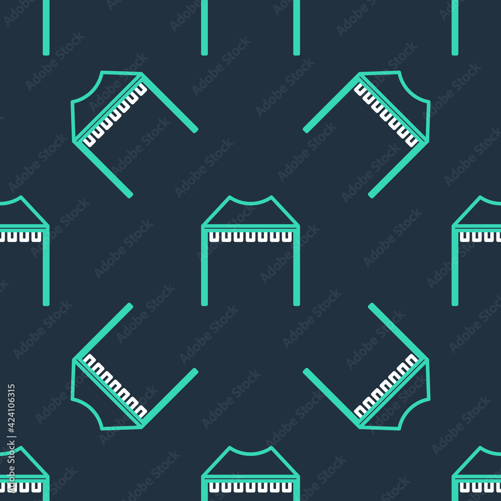 Line Camping tent icon isolated seamless pattern on black background. Carnival camping tent. Amusement park. Vector Line Camping tent icon isolated seamless pattern on black background. Carnival camping tent. Amusement park. Vector