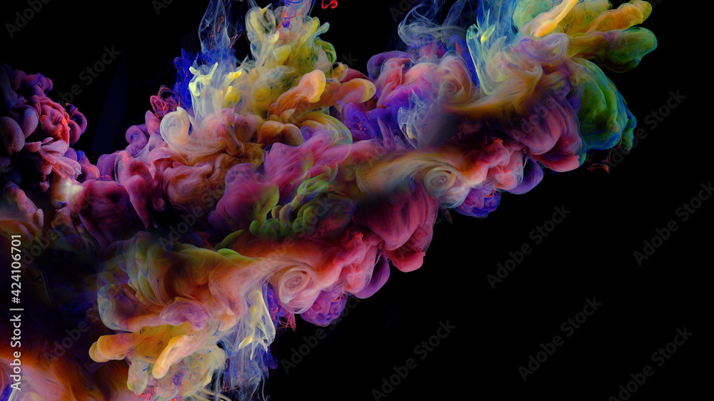 Abstract color paint splash isolated on white background, Splash of paint. Abstract background, ink Abstract color paint splash isolated on white background, Splash of paint. Abstract background, ink