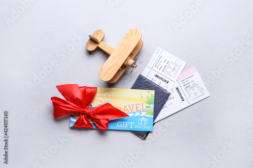 Travel gift voucher, passpo...
