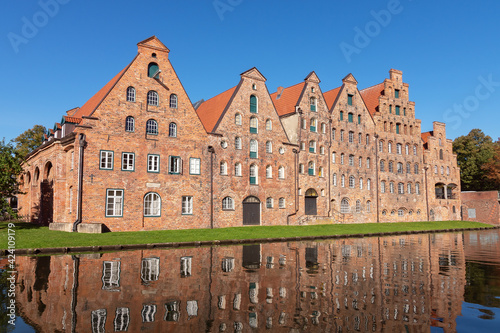 Die alten Salzspeicher in der Hansestadt Lübeck, Schleswig-Holstein