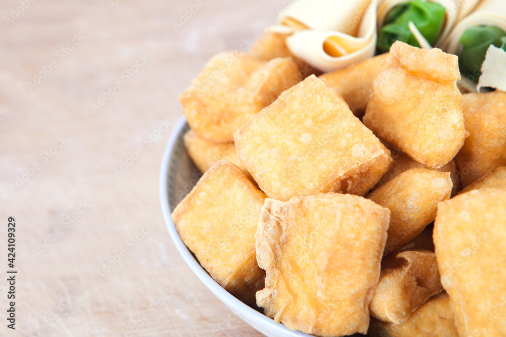 Fried tofu