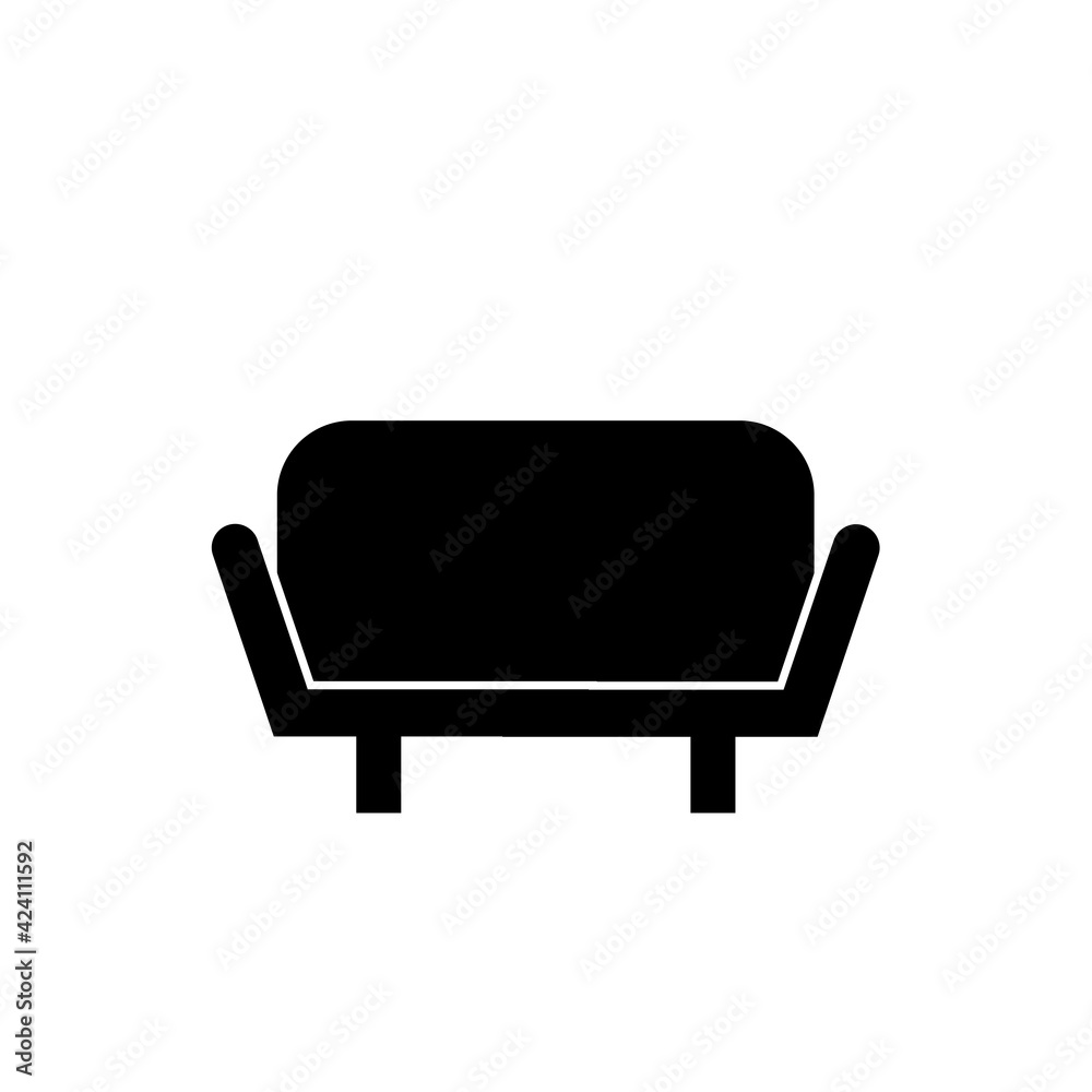 Sofa Icon. Furniture or Interior Element Illustration Sofa Icon. Furniture or Interior Element Illustration