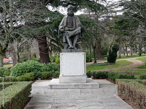 Estatua de Felipe II en el Monasterio de San Lorenzo de El Escorial