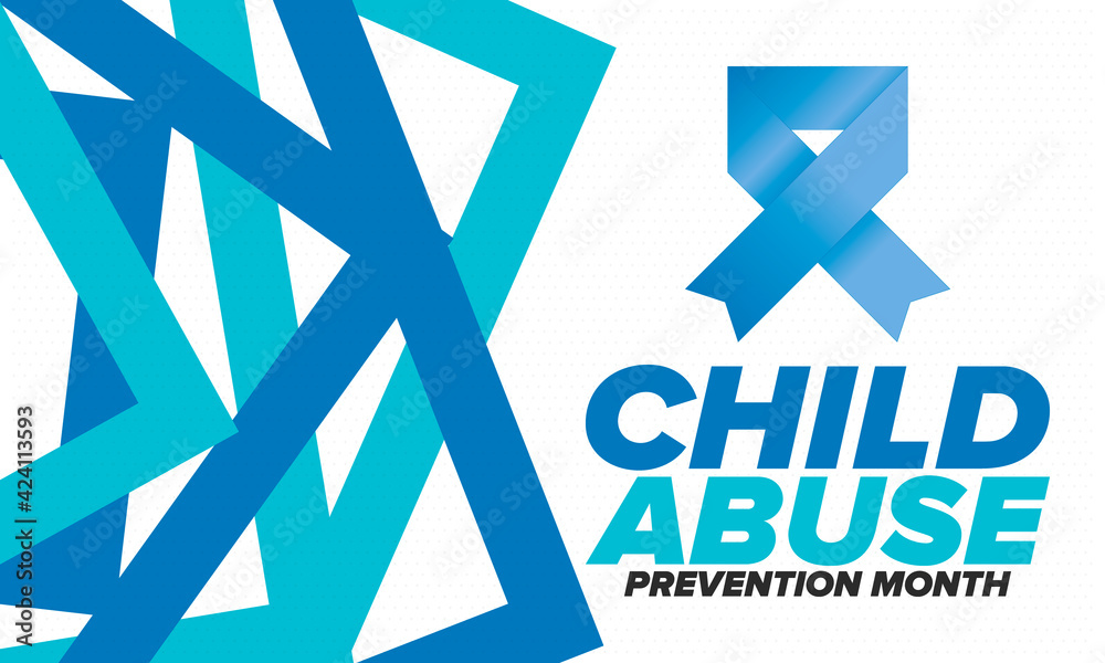 Child Abuse Prevention Month. Celebrate annual in April in United States. Stop child violence. Children protection and safety month. Unity for children. Poster, banner, background. Vector illustration Child Abuse Prevention Month. Celebrate annual in April in United States. Stop child violence. Children protection and safety month. Unity for children. Poster, banner, background. Vector illustration