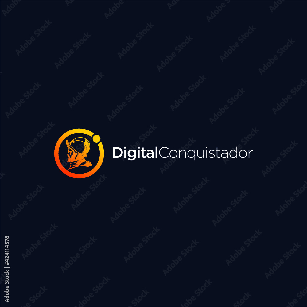 Digital Warior Logo Design, Vector Design Modern Logo. Digital Warior Logo Design, Vector Design Modern Logo.