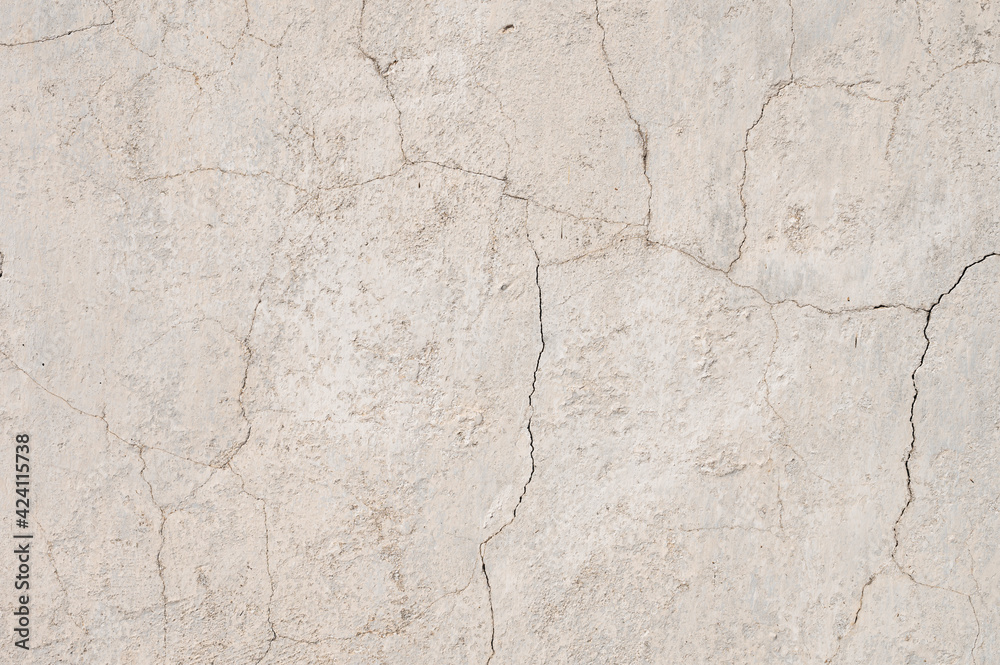 old cracked dirty gray wall, texture background