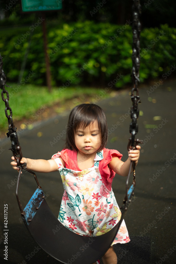 cute toddler want to play swing cute toddler want to play swing