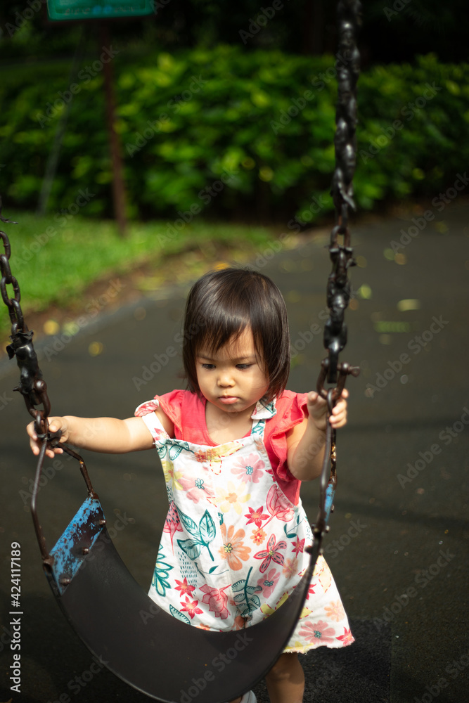 cute toddler want to play swing cute toddler want to play swing
