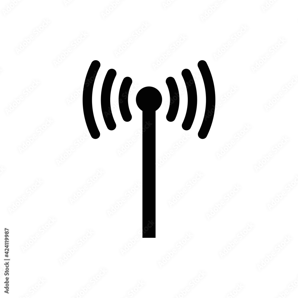 Antenna, network glyph
