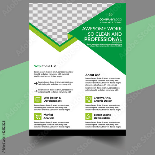 Professional Corporate Business Flyer Design, A4 Design Layout, Business Marketing Poster Design, Creative Advertising Paper Design