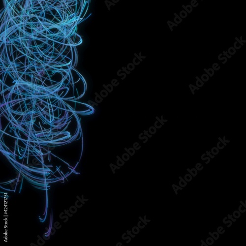 Swirl spline line abstract background. desktop wallpaper. photo