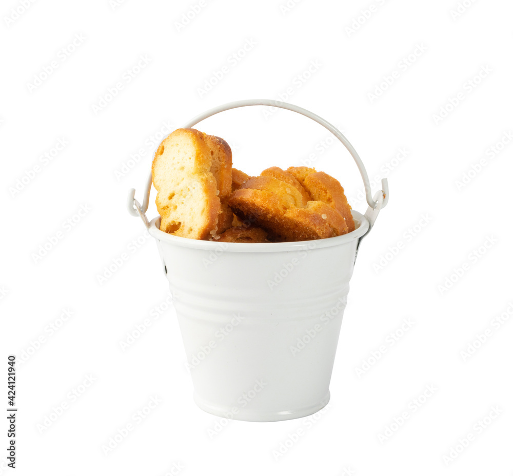 Crunchy Croutons, Bruschetta Crackers, Rusks or Small Fried Bread Crunchy Croutons, Bruschetta Crackers, Rusks or Small Fried Bread