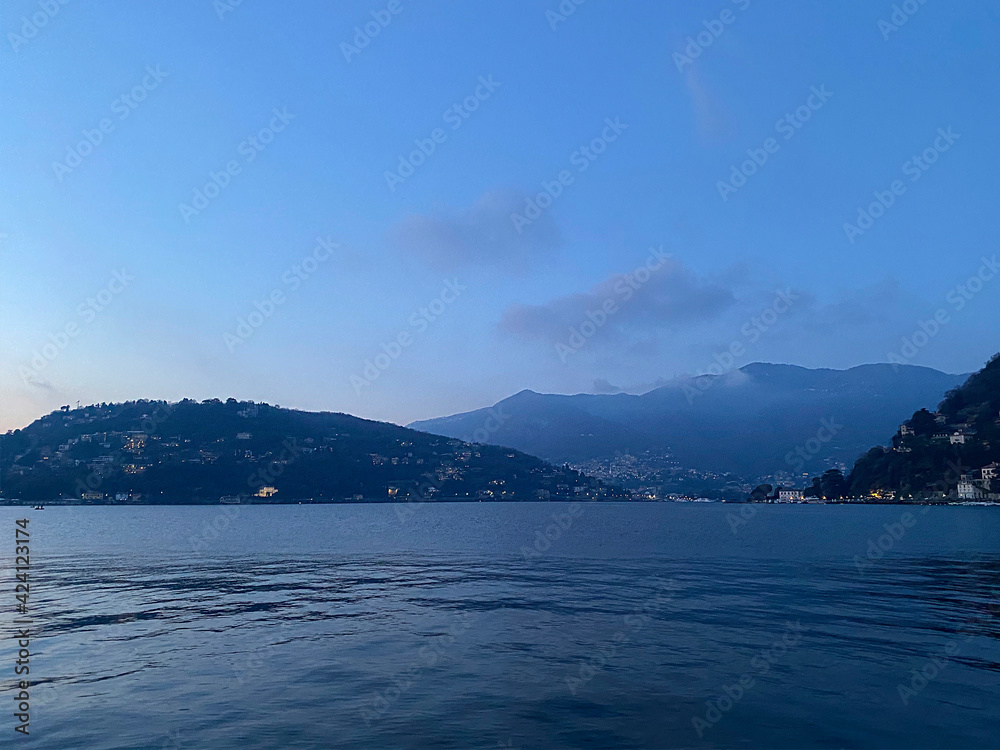 View of the mountains and lake Lugano, Switzerland. View of the mountains and lake Lugano, Switzerland.