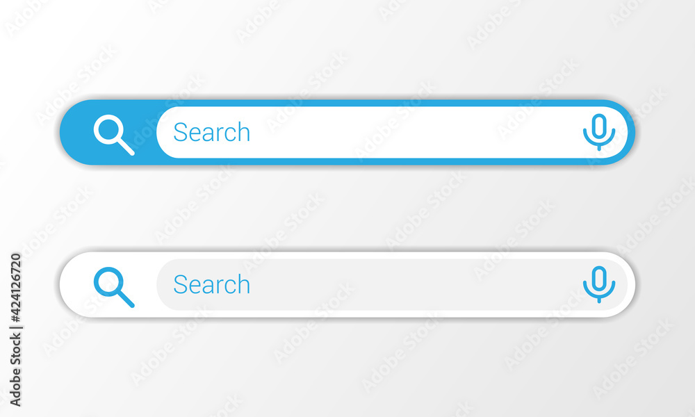 Search Bar for ui, design and web site. Search Address and navigation bar icon. Form templates for websites Search Bar for ui, design and web site. Search Address and navigation bar icon. Form templates for websites