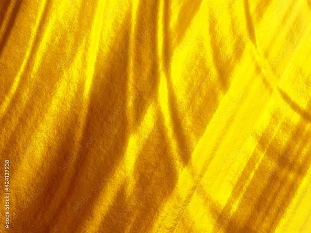 3D rendering rippled gold background