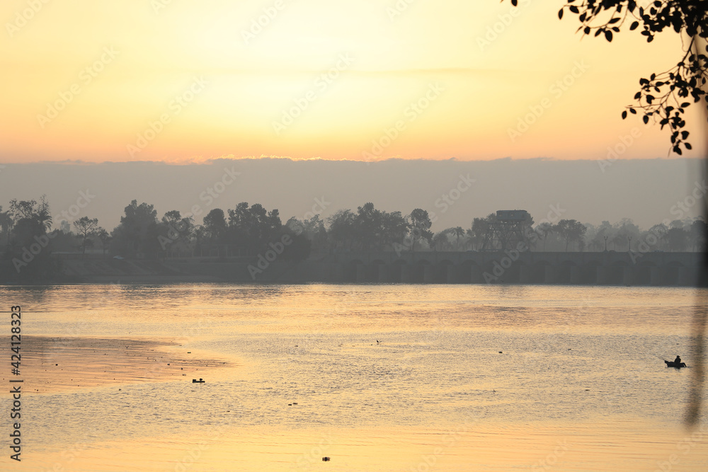 sunrise on the nile