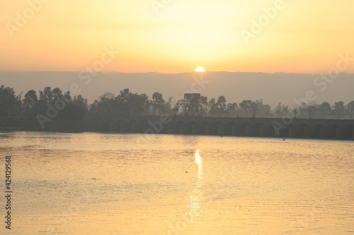 Fotografía sunrise on the nile