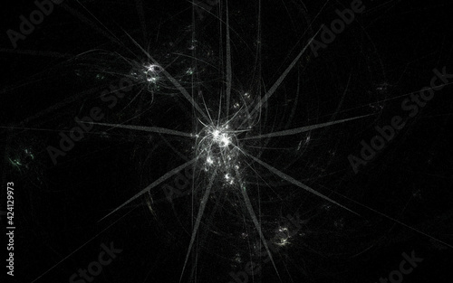 Wallpaper Mural Abstract Illustration of Modern Fractal Background Torontodigital.ca