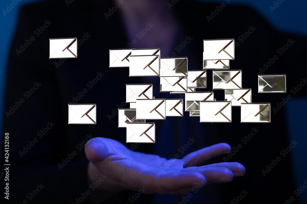 Email Inbox Electronic Communication Graphics Concept Email Inbox Electronic Communication Graphics Concept