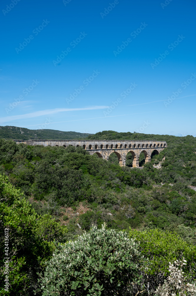 Pont du Gard dans le sud de la France