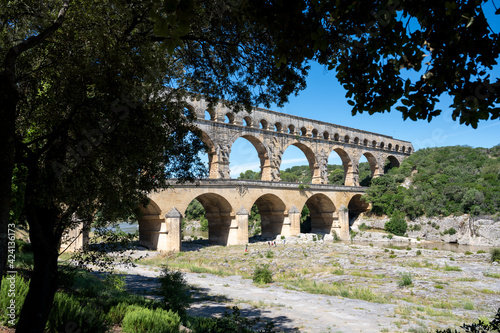 Pont du Gard dans le sud de la France
