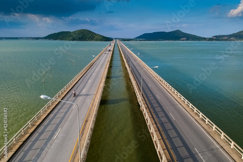 Bridge Tinsulanonda the longest bridge in thailand