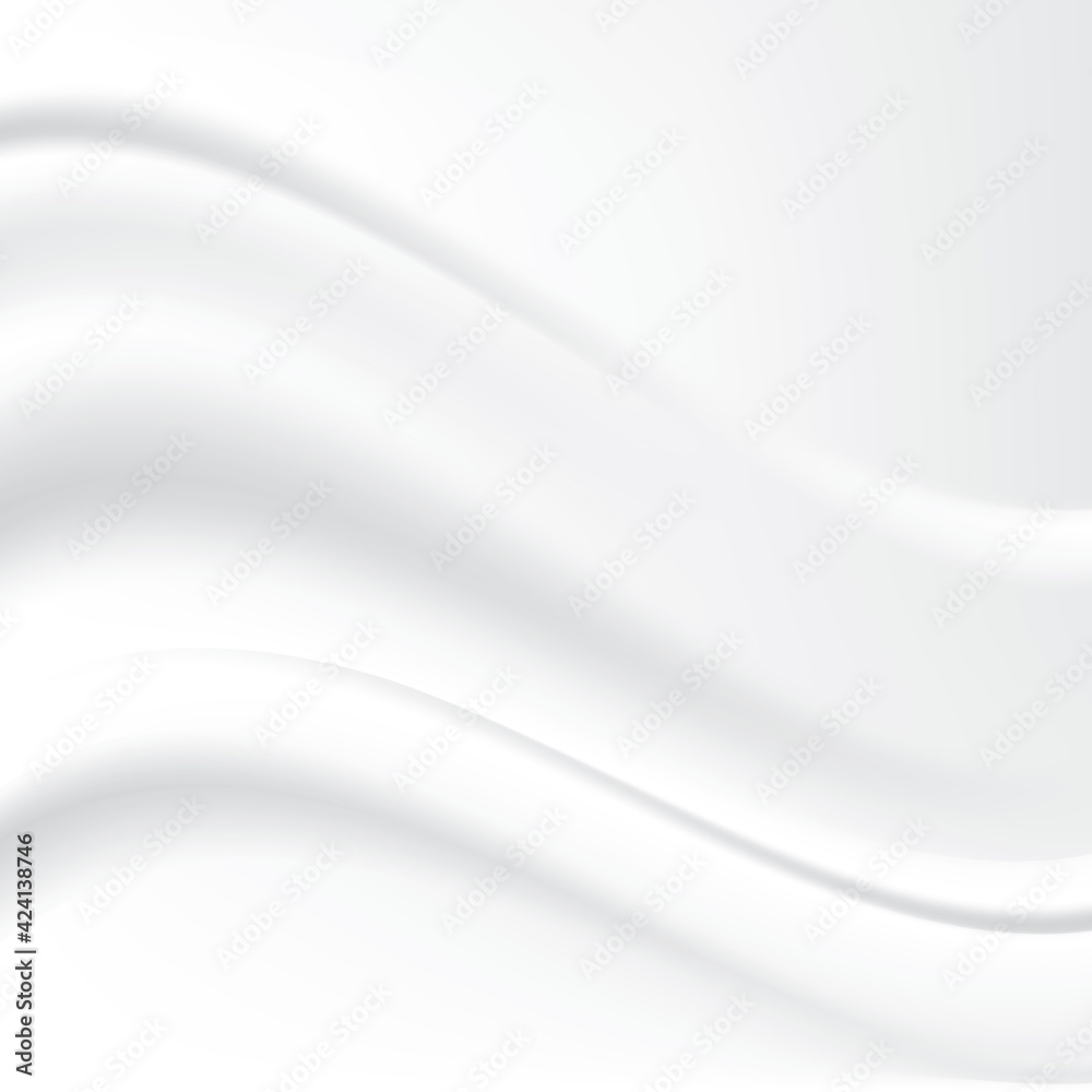 Abstract white background, waves background use as texture, wallpaper, vertical, illustrator vector.