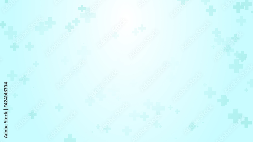 Medical health blue green cross pattern background. Abstract healthcare technology and science concept. Medical health blue green cross pattern background. Abstract healthcare technology and science concept.