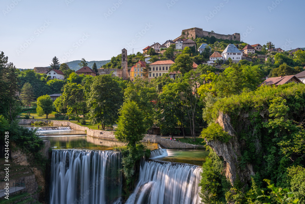Fototapeta premium waterfall on the river
