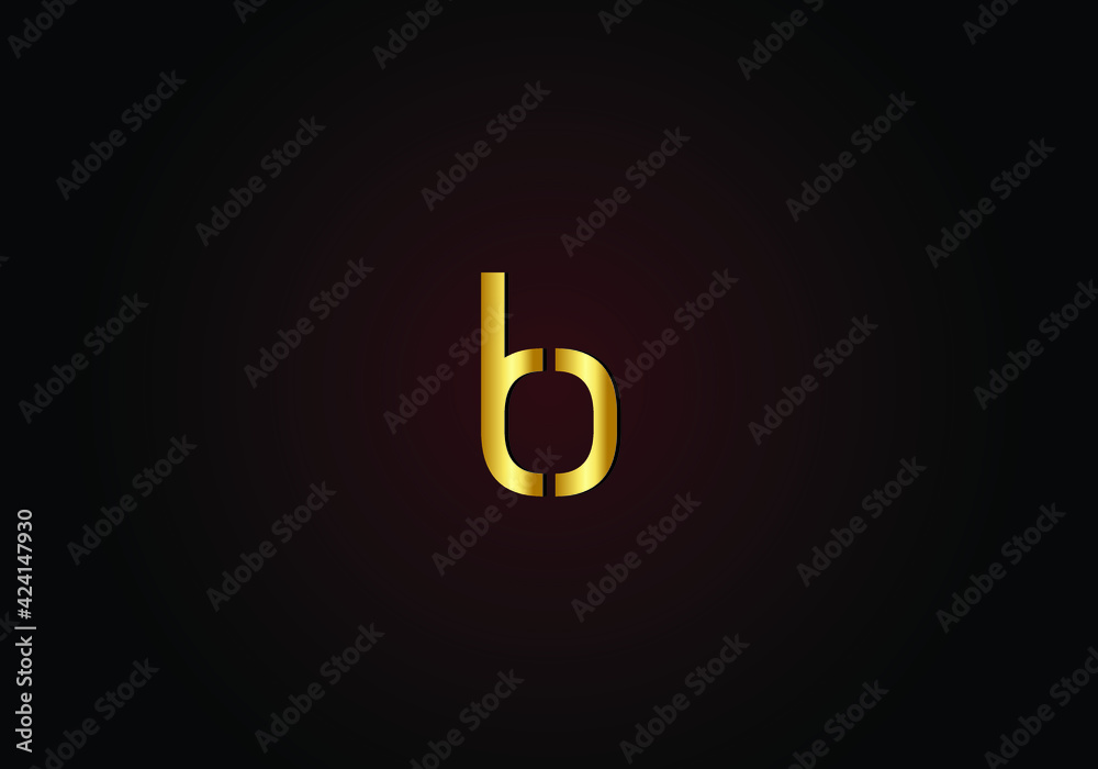 BB, B letter abstract gold logo vector BB, B letter abstract gold logo vector