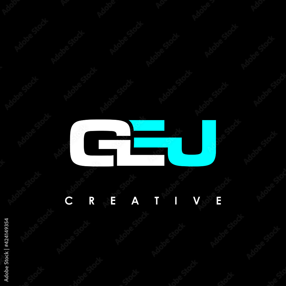 GEJ Letter Initial Logo Design Template Vector Illustration GEJ Letter Initial Logo Design Template Vector Illustration