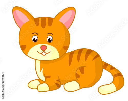 Cat Cute cartoon pet animal illustration cat