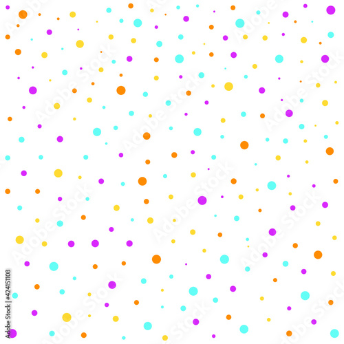 Colorful Polka Dots Pattern