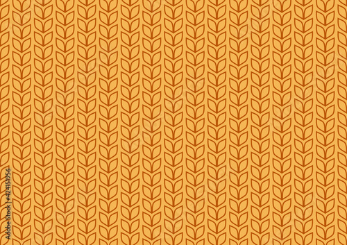 Wheat pattern wallpaper. oat symbol. free space for text. rice sign. Rice pattern wallpaper.
