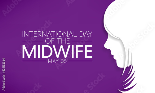 International day of the Midwives observed each year on May 5, A midwife is a health professional who cares for mothers and newborns around childbirth, a specialization known as midwifery. Vector art. © Waseem Ali Khan