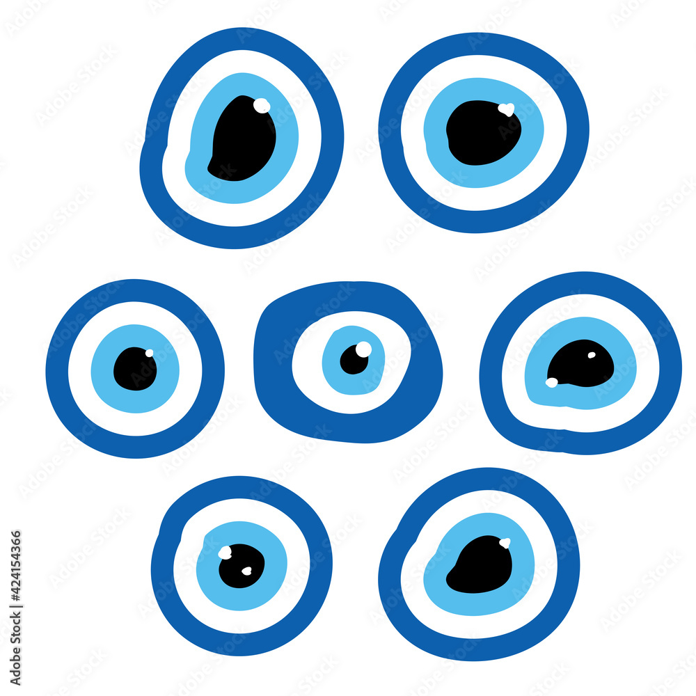 Amulet evil eye isolated. Talisman to protect against evil eye. Amulet evil eye isolated. Talisman to protect against evil eye.