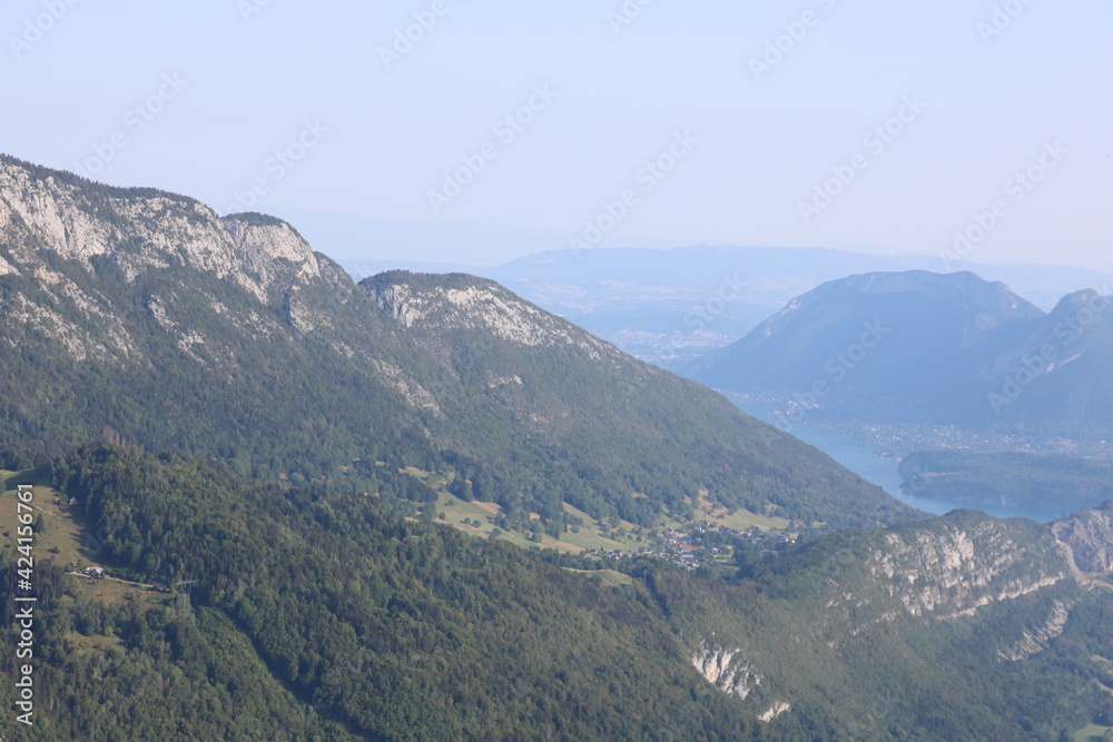 Naklejka premium Paysages lac d'Annecy