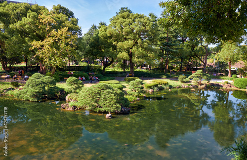 Hibiya Park in Chiyoda City, Tokyo, Japan photo