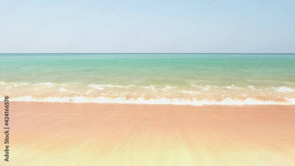 Beautiful afternoon sea waves with sandy beaches. Beautiful afternoon sea waves with sandy beaches.