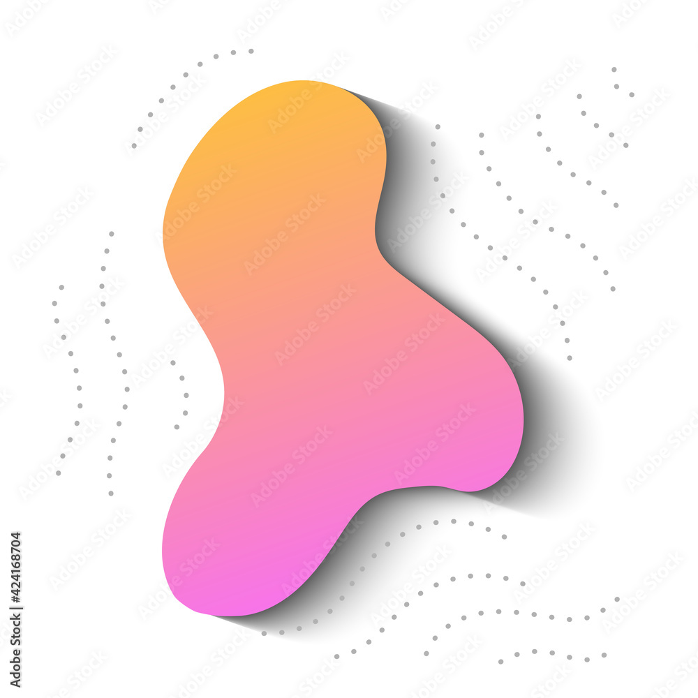 Minimal creative amoeba style background design. Abstract template. Minimal creative amoeba style background design. Abstract template.