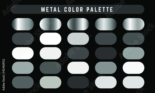 Metal Vector Color Palette