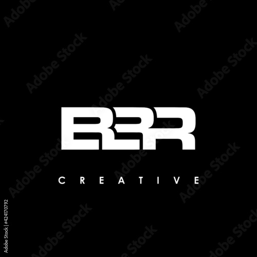 BBR Letter Initial Logo Design Template Vector Illustration photo