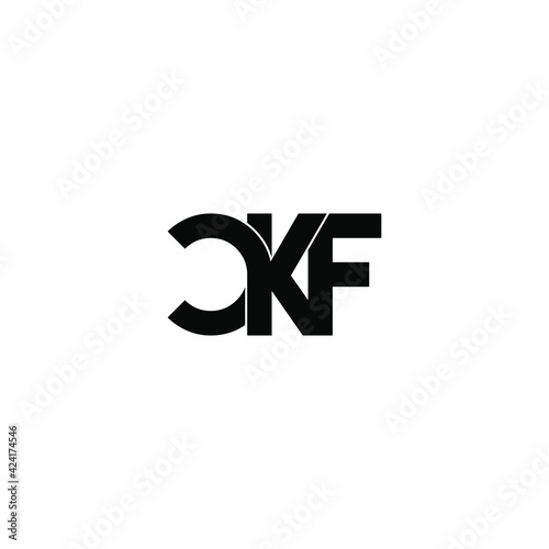 Free Download ckf letter original monogram logo design - GFXLoad