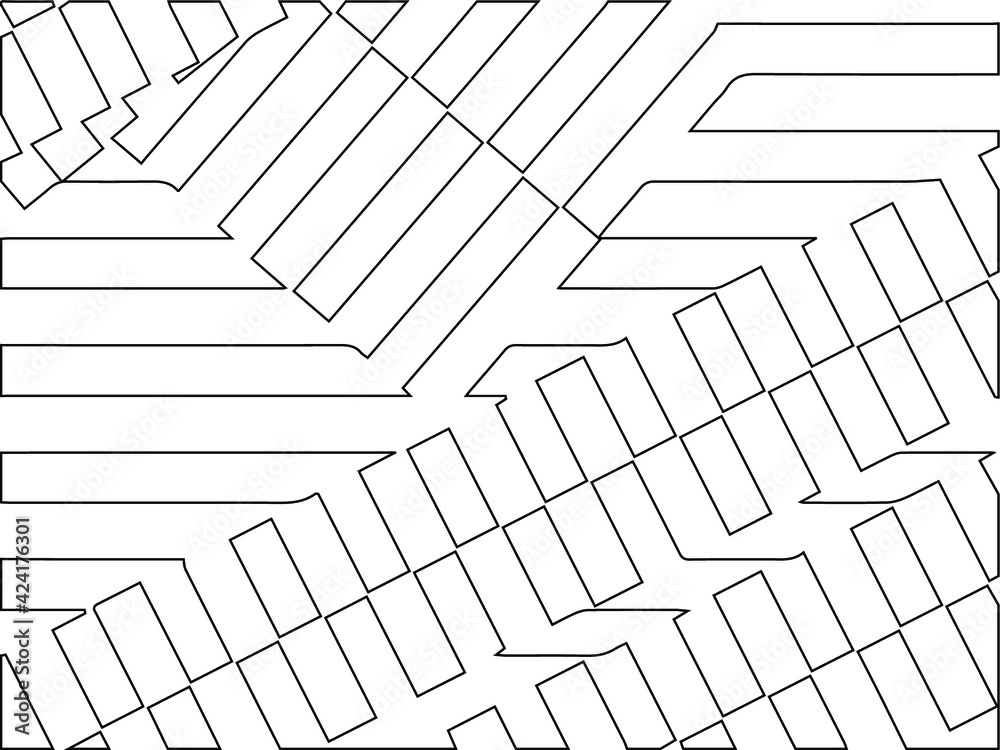 Geometric vector pattern with triangular elements. abstract ornament for wallpapers and backgrounds. Black and white colors. Geometric vector pattern with triangular elements. abstract ornament for wallpapers and backgrounds. Black and white colors.