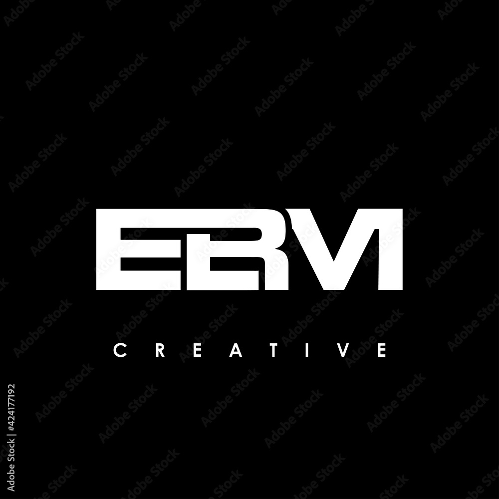 EBM Letter Initial Logo Design Template Vector Illustration