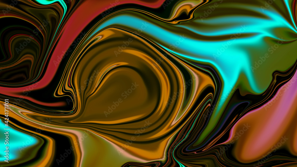 Abstract dark background with glowing neon lines Abstract dark background with glowing neon lines