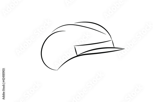 Chef hat vector design simple. Chef hat icon vector. Chef Hat logo. Cooking,  bakery, cuisine concept. Hat for cooking.  Chef's uniform