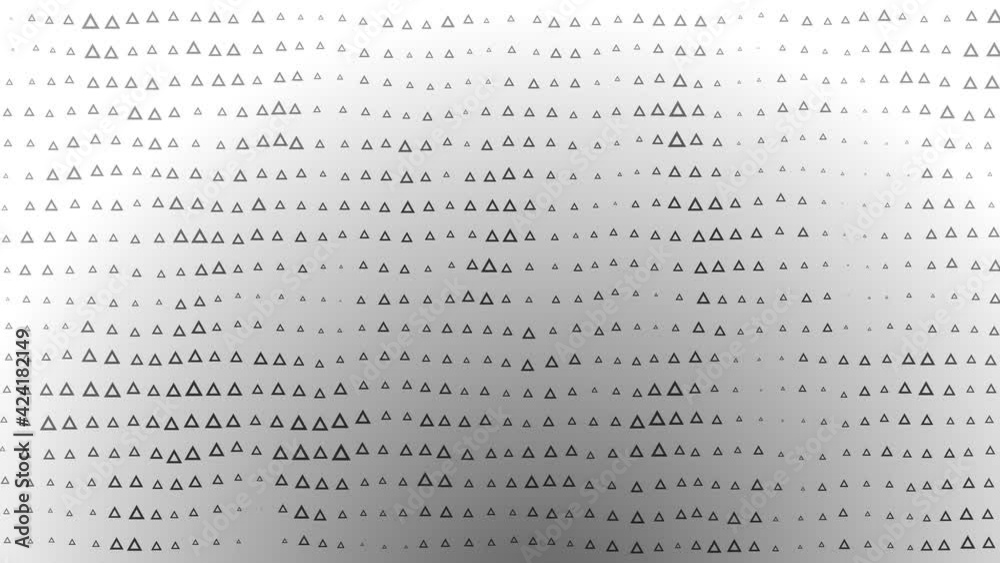 Minimalistic BG With Geometric Figures - Triangle Light - 20 sec, perfectly looped.
The figures move are lined up in a flat grid, then again blurred in a little chaos.